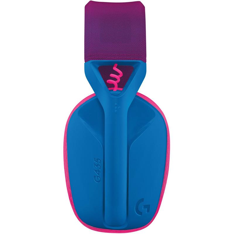 Audifono + Microfono Logitech Inalambrico Gamer G435 Lightspeed Bluetooth  Azul - Luxus Importadora