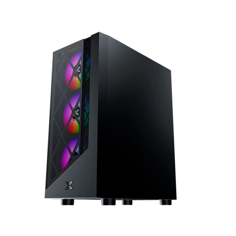 GABINETE XIGMATEK DUKE 3 FAN EDITION - FIXED RGB (RAINBOW)