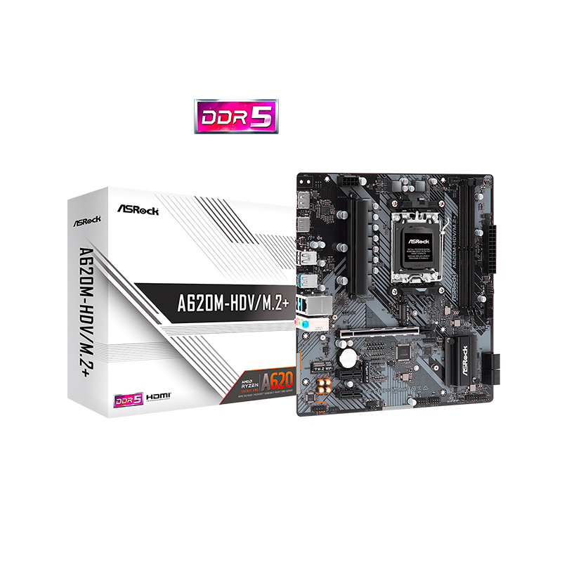 MOTHERBOARD ASROCK A620M HDV M.2 AM5