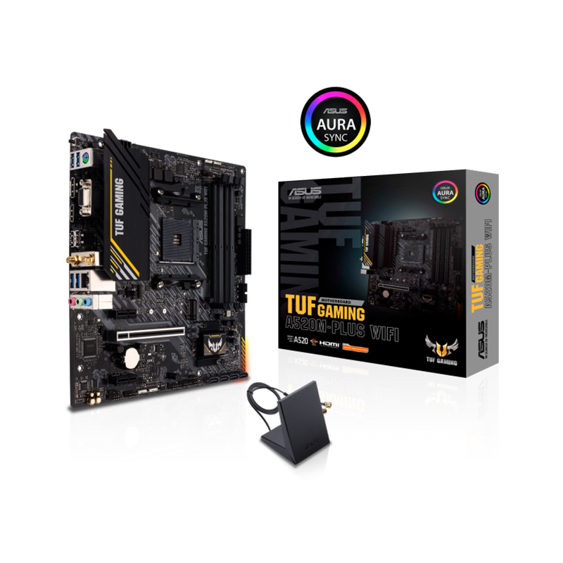 MOTHERBOARD ASUS TUF A520M PLUS WIFI AM4