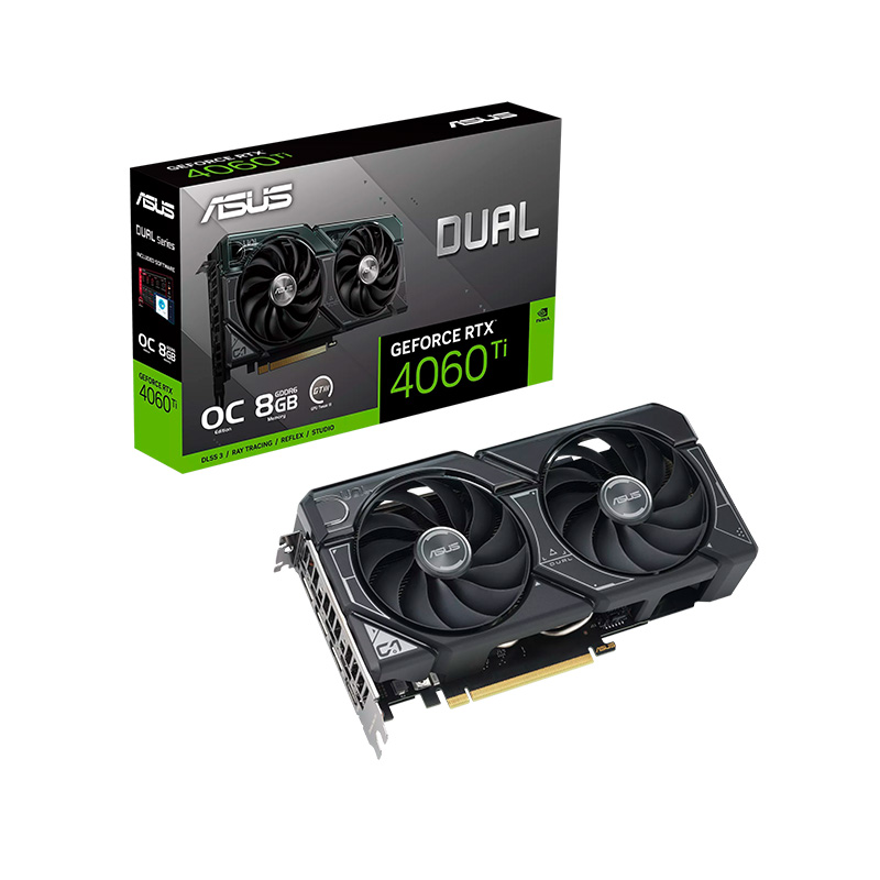 PLACA DE VIDEO ASUS NVIDIA GEFORCE RTX 4060 TI DUAL EVO 8GB OC GDDR6