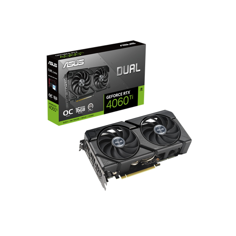 PLACA DE VIDEO ASUS NVIDIA GEFORCE RTX 4060 TI DUAL EVO 16GB OC GDDR6