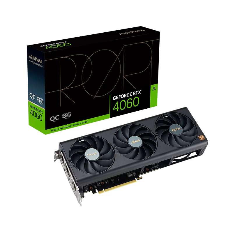 PLACA DE VIDEO ASUS NVIDIA GEFORCE RTX 4060 PROART 8GB GDDR6 OC