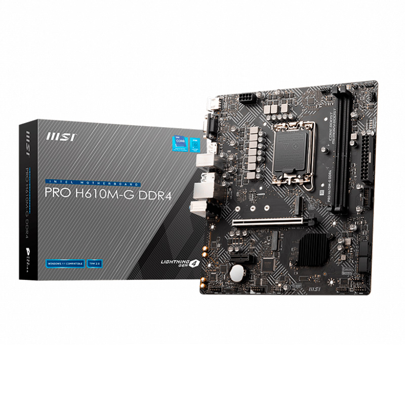MOTHERBOARD MSI PRO H610M-G DDR4 S1700