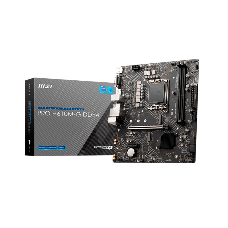 MOTHERBOARD MSI PRO H610M-G DDR4 S1700