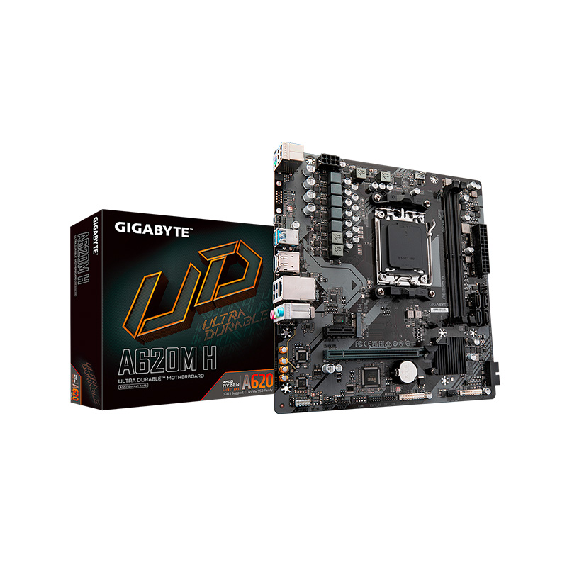 MOTHERBOARD GIGABYTE A620M-H REV 1.2 AM5