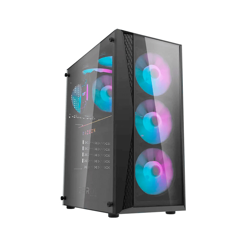 GABINETE GAMER ZER01 GAMING ORION 4 FAN ARGB