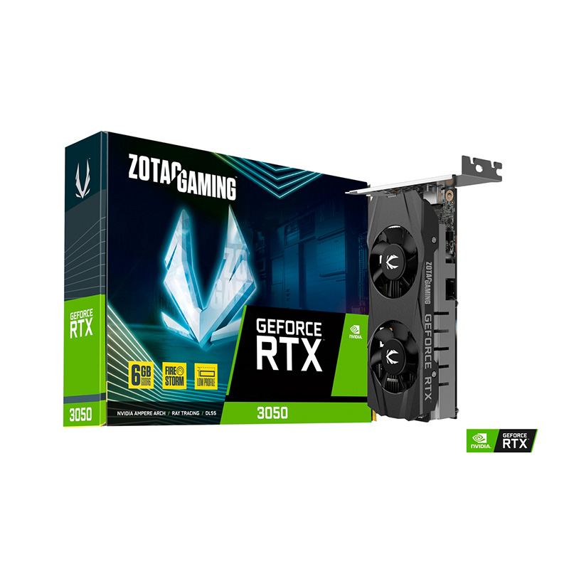 PLACA DE VIDEO ZOTAC NVIDIA GEFORCE RTX 3050 GAMING 6GB GDDR6 LP